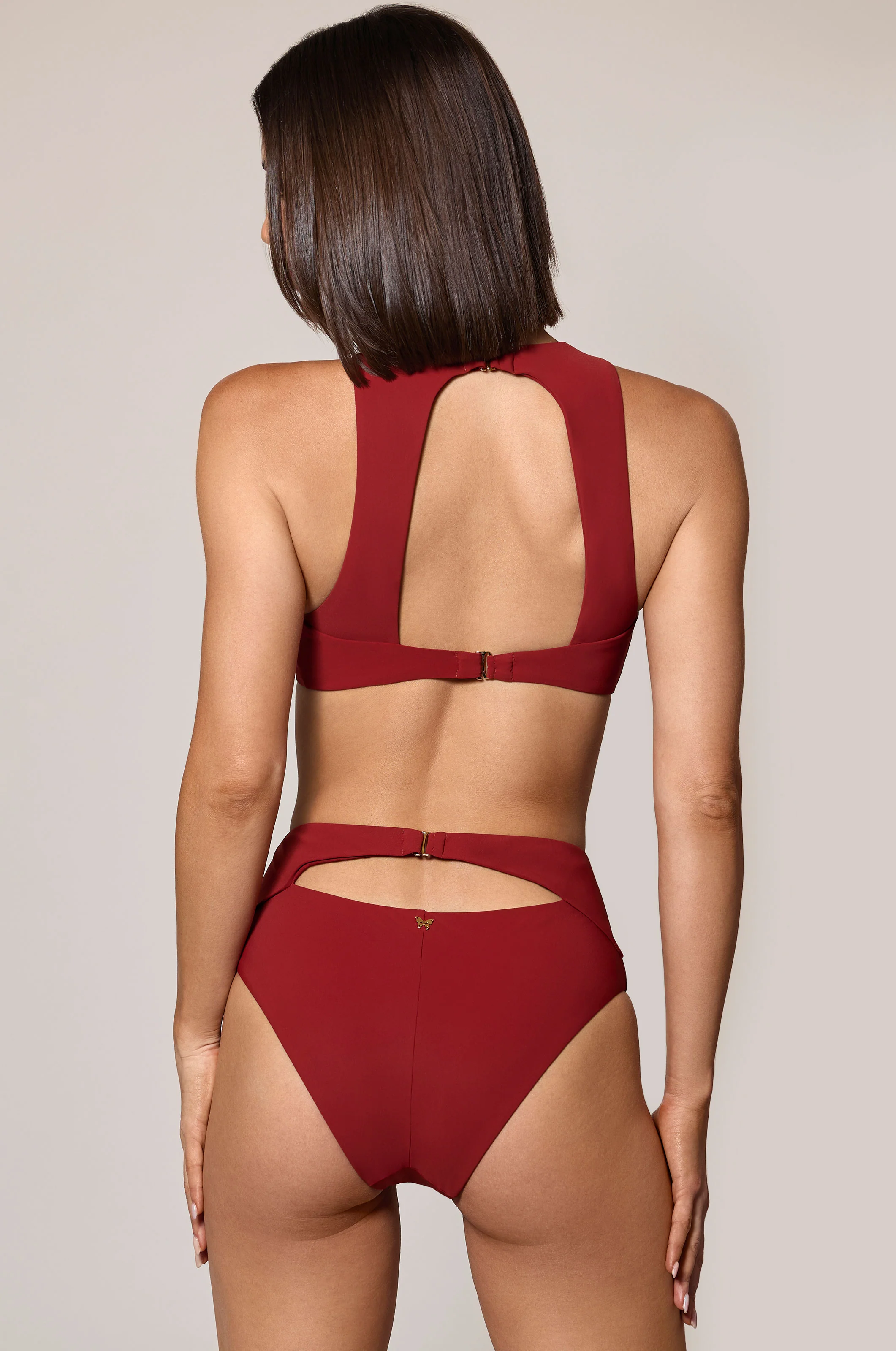 ATHLETIC HIGH WAIST BIKINI BOTTOM