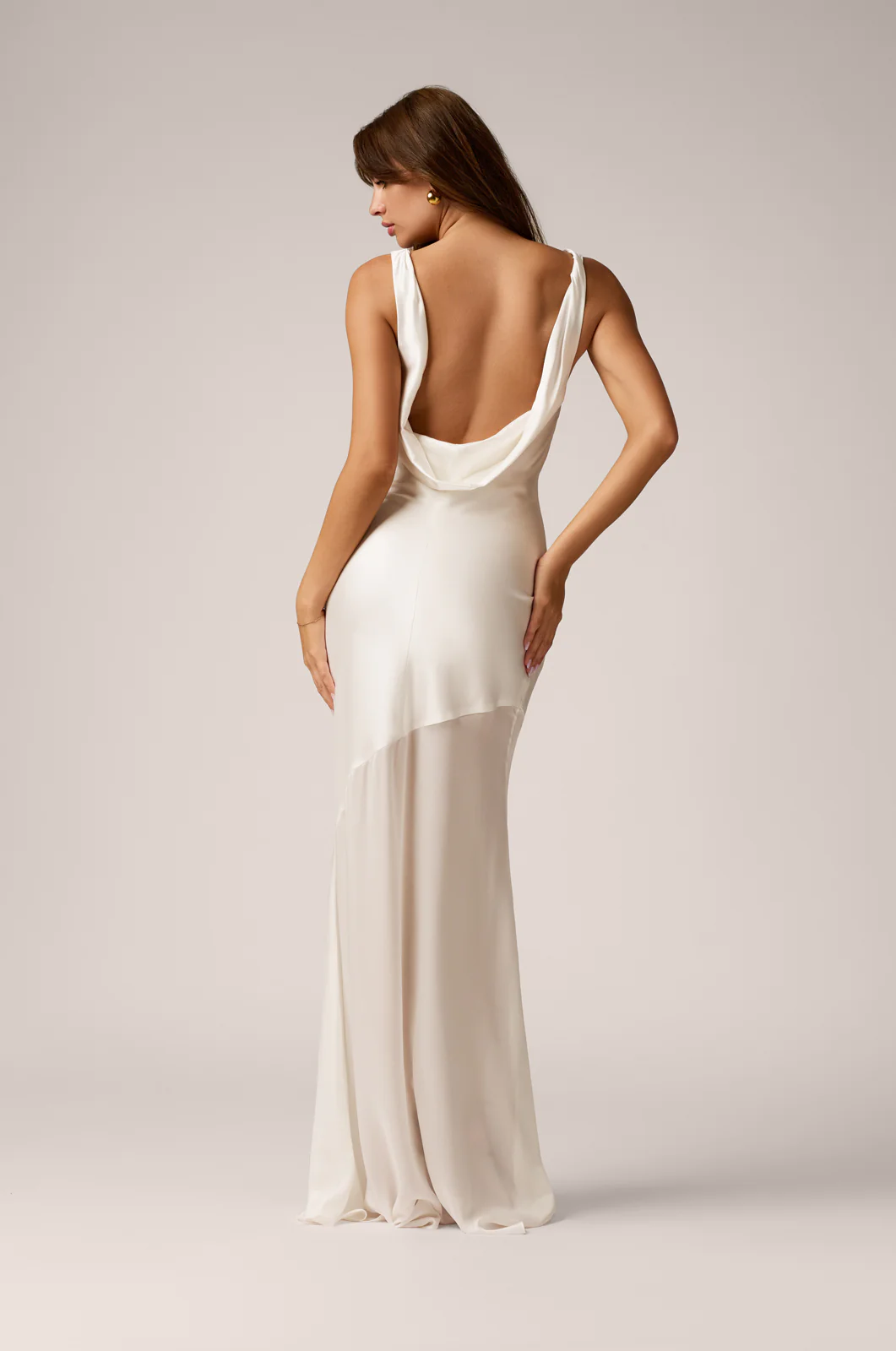 DEEP COWL DRESS - Image 3