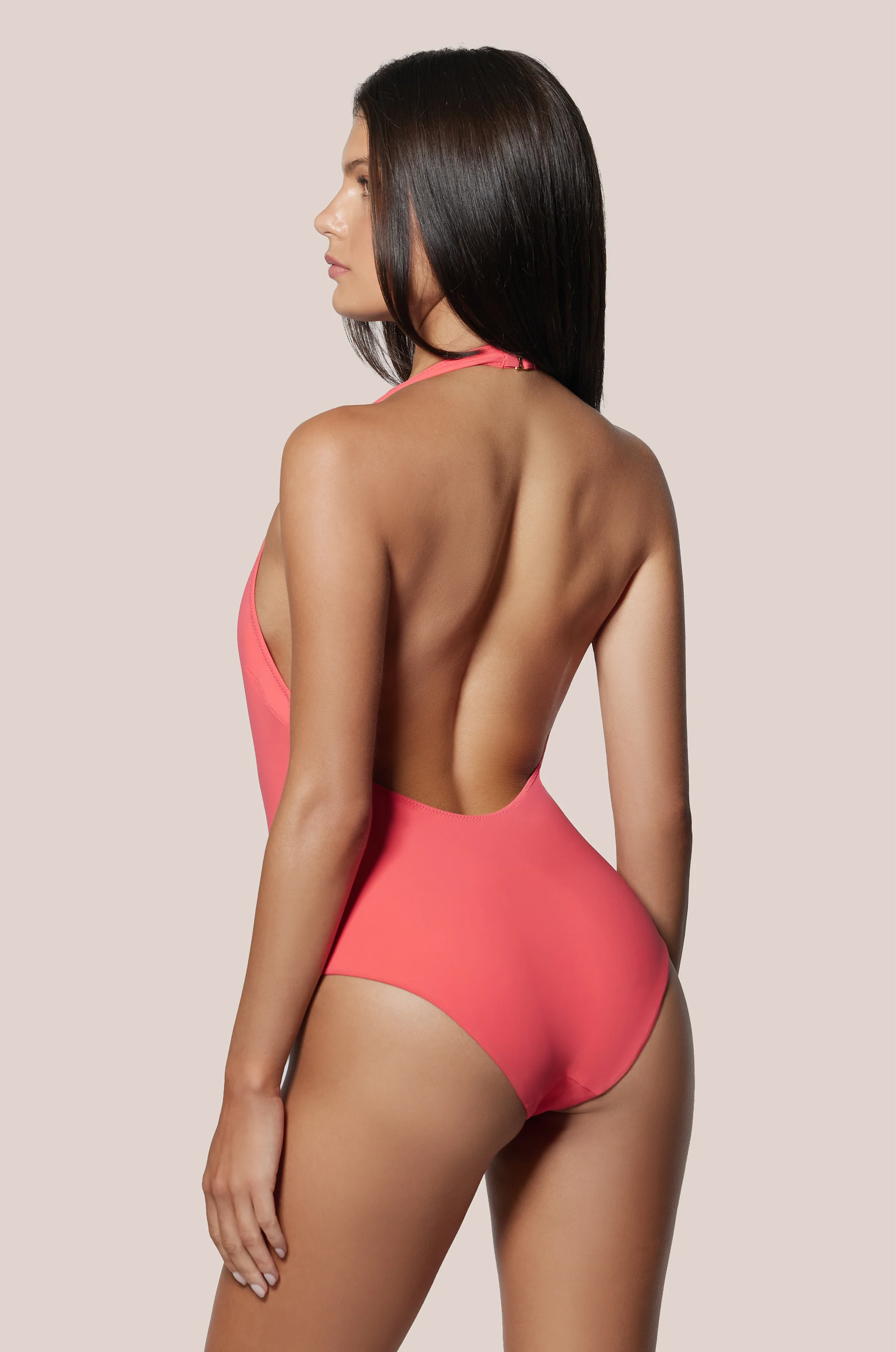 ECHAUFFE SWIM HALTER PLUNGE ONE PIECE - Image 3