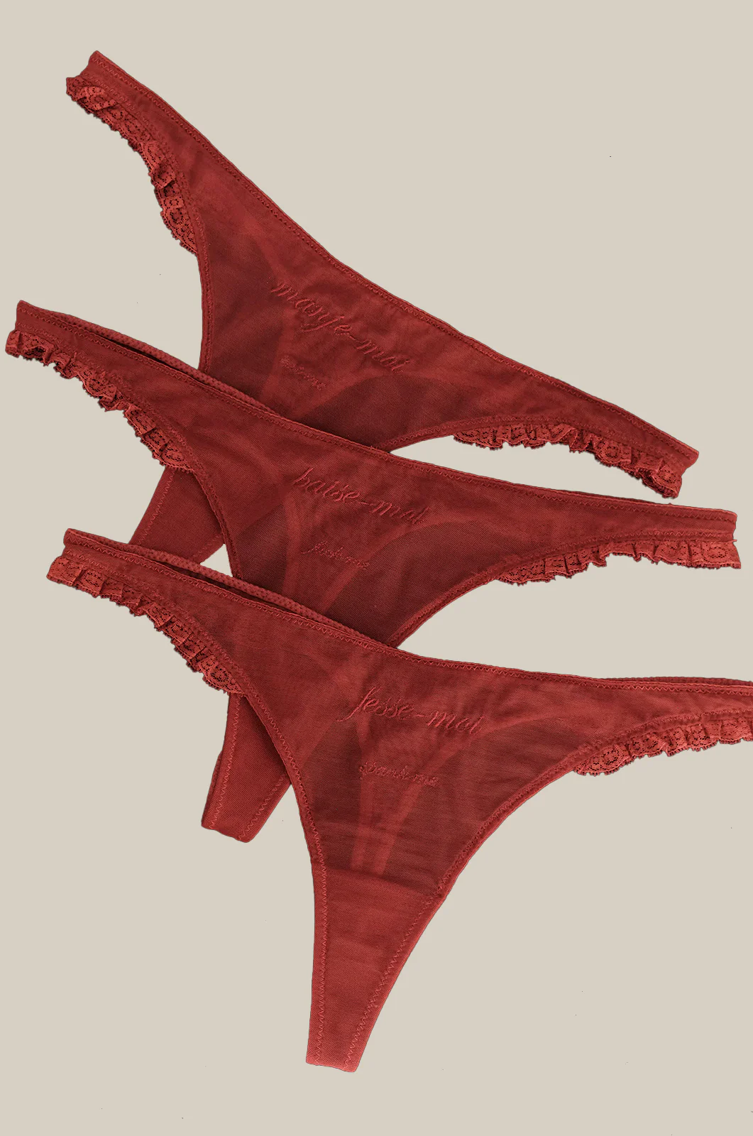 GIFTING THONG FRENCH LESSONS THONG TRIO