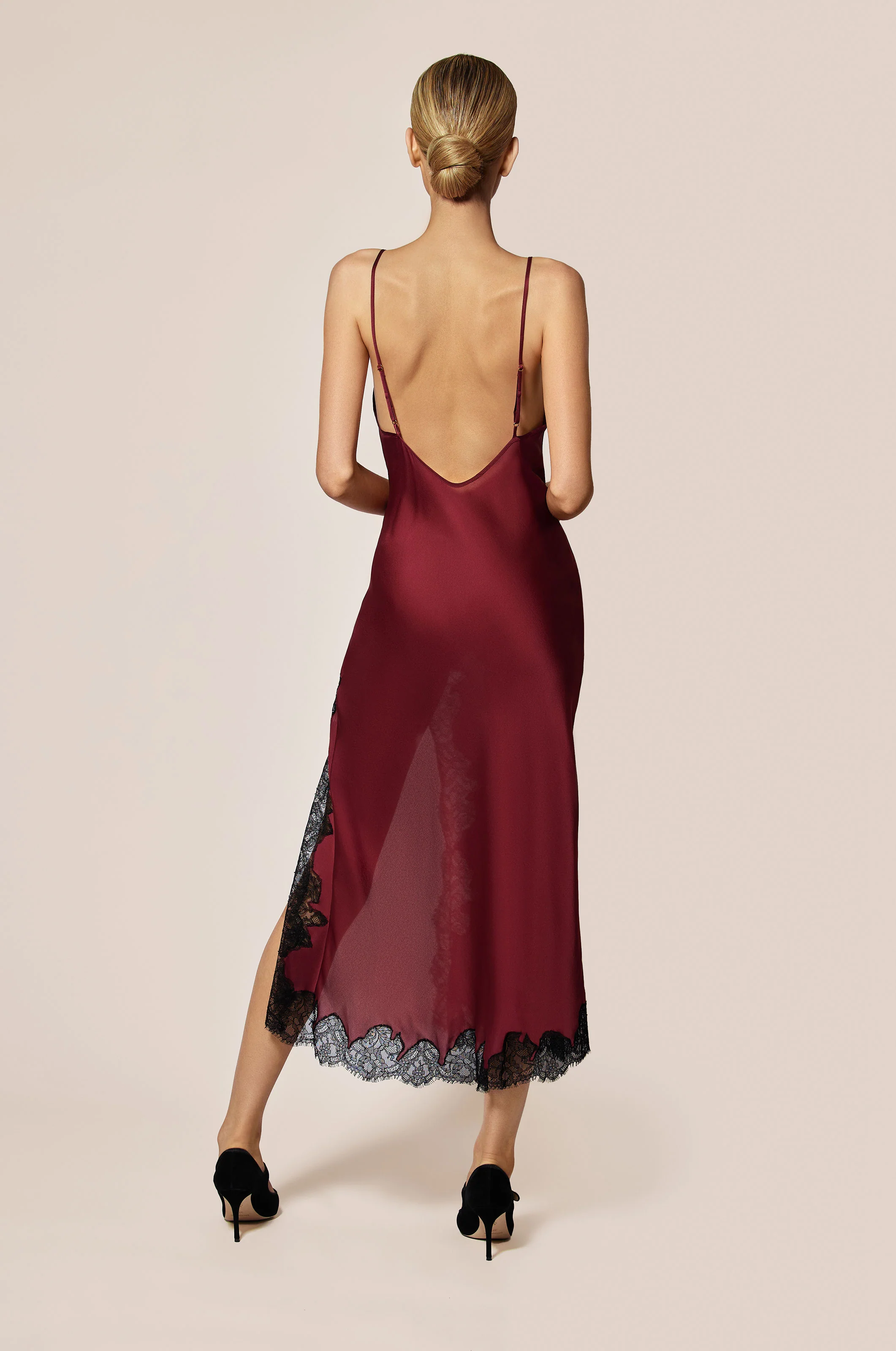 GISELLE MIDI SLIP DRESS - Image 3
