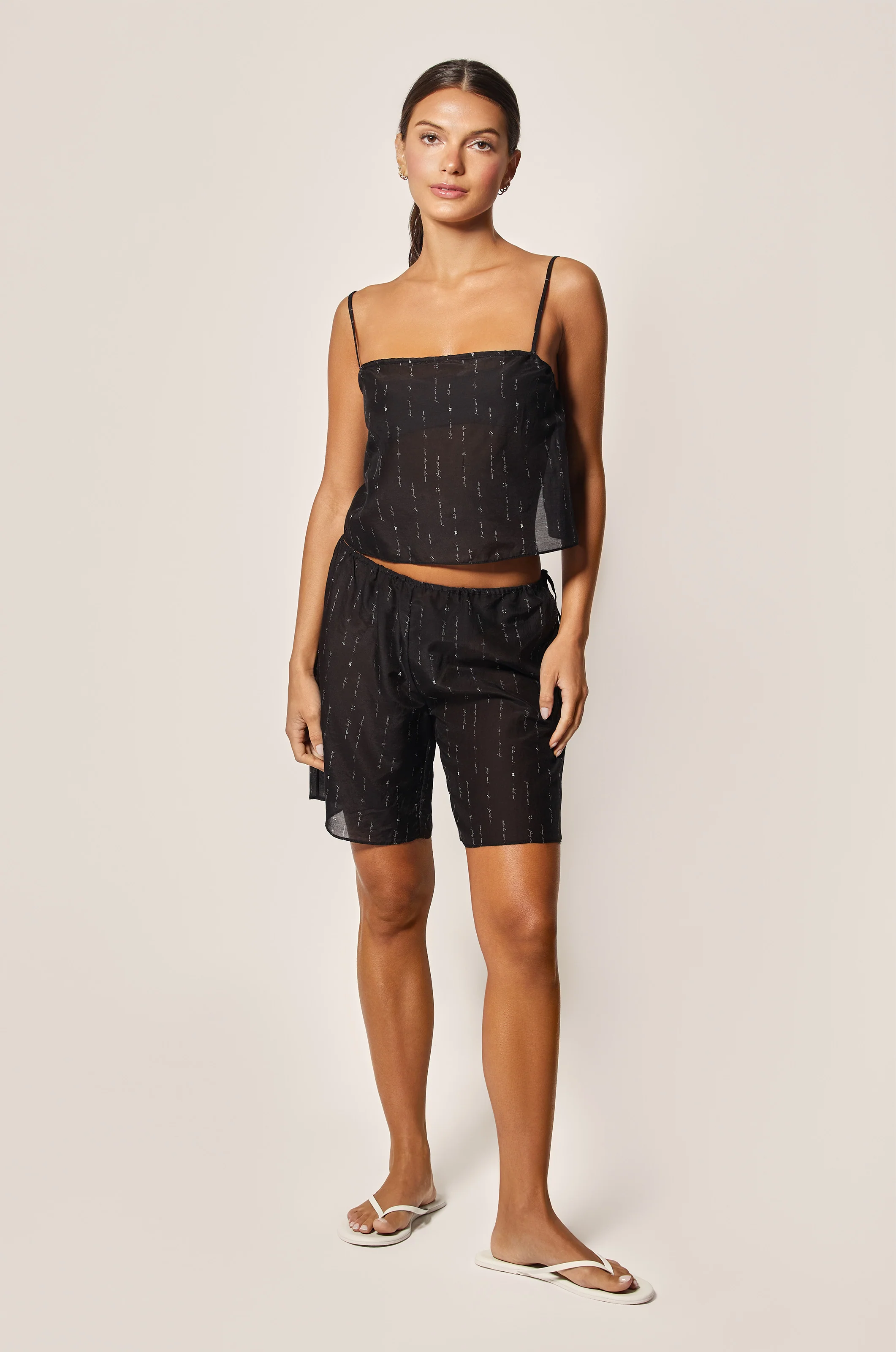 JOUE AVEC MOI PRINT CROP TOP - Image 4