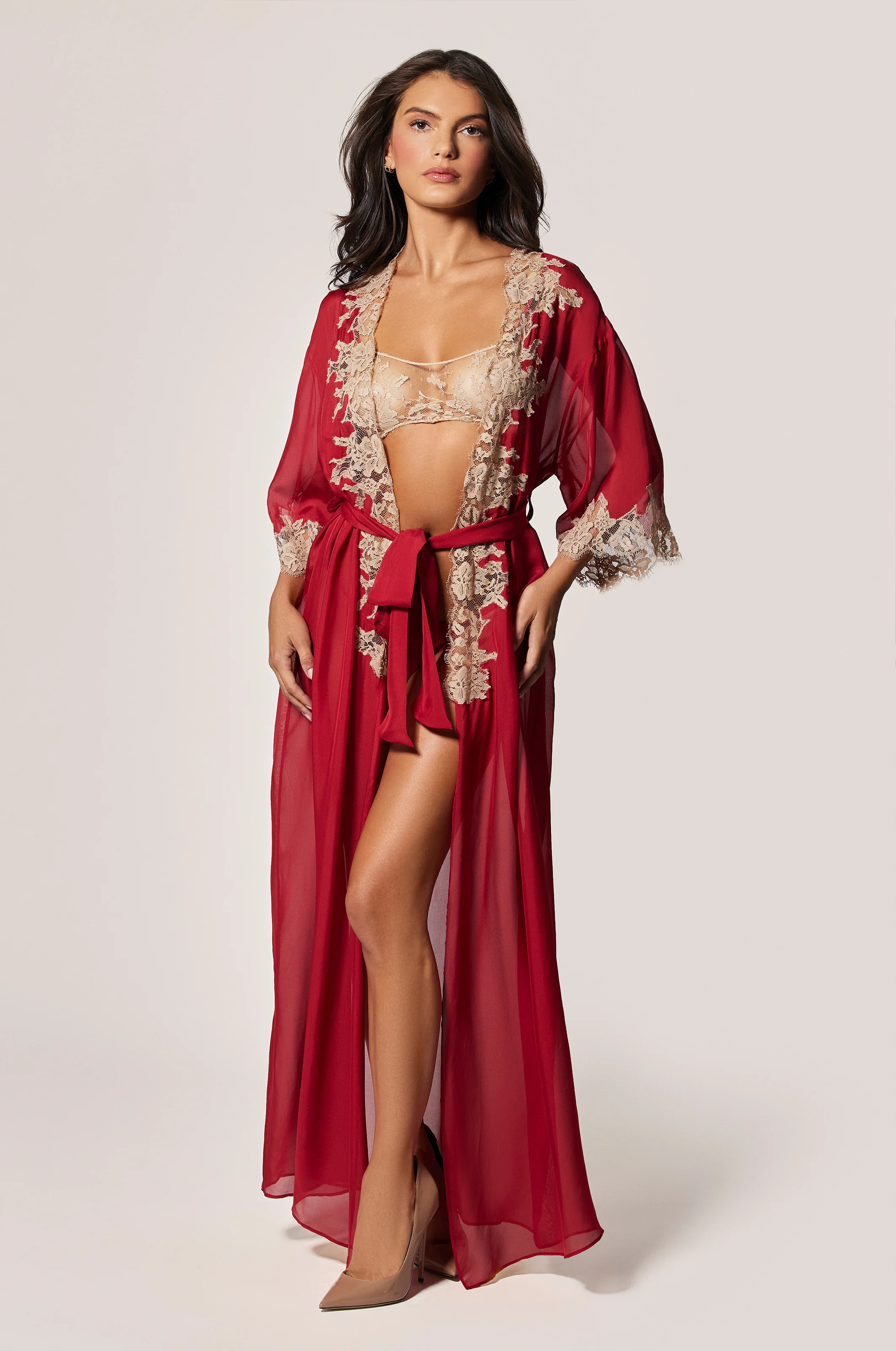 ORCHID LONG ROBE