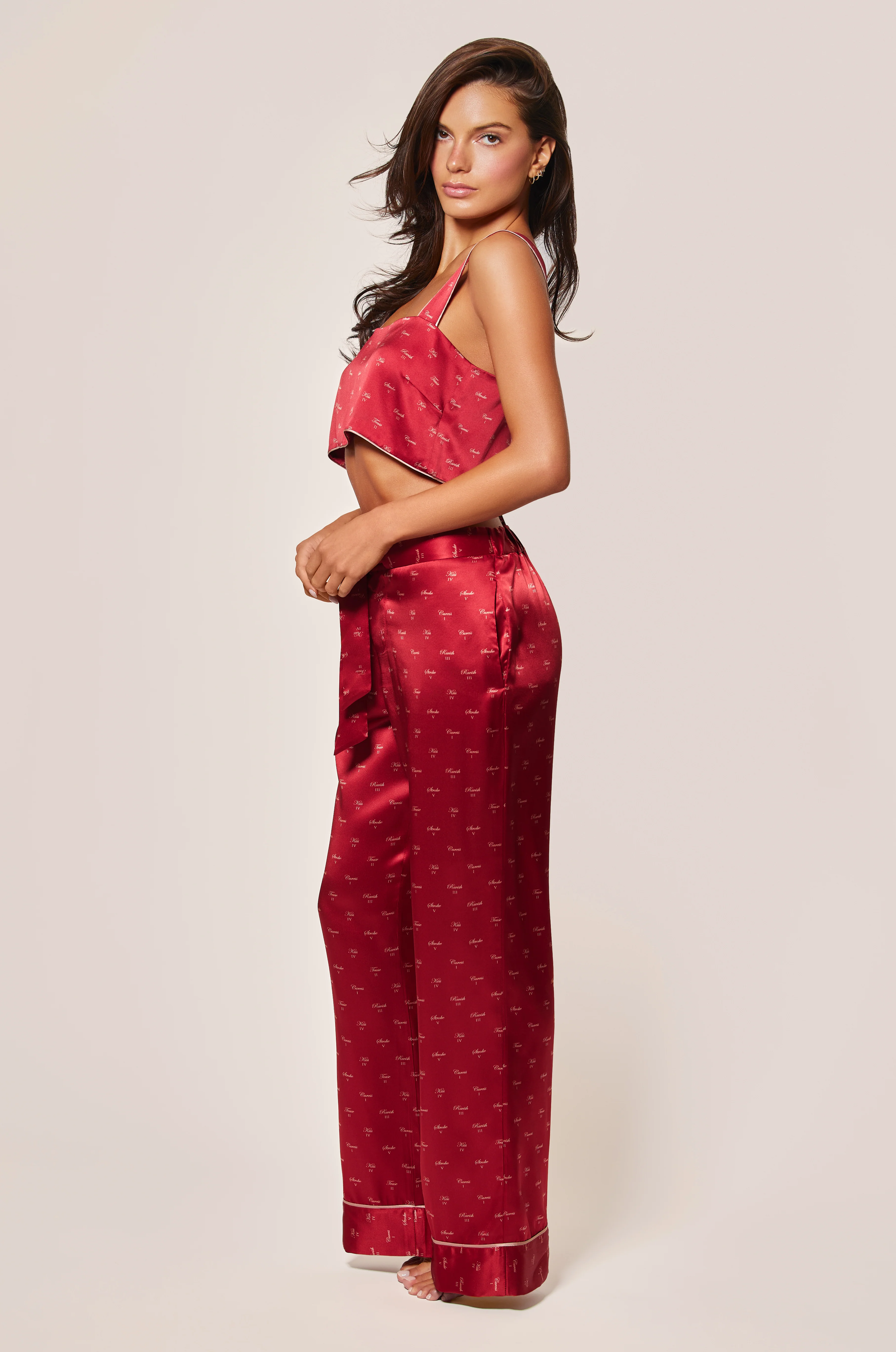 SILK LOUNGE - KISS PRINT BANDEAU - Image 3