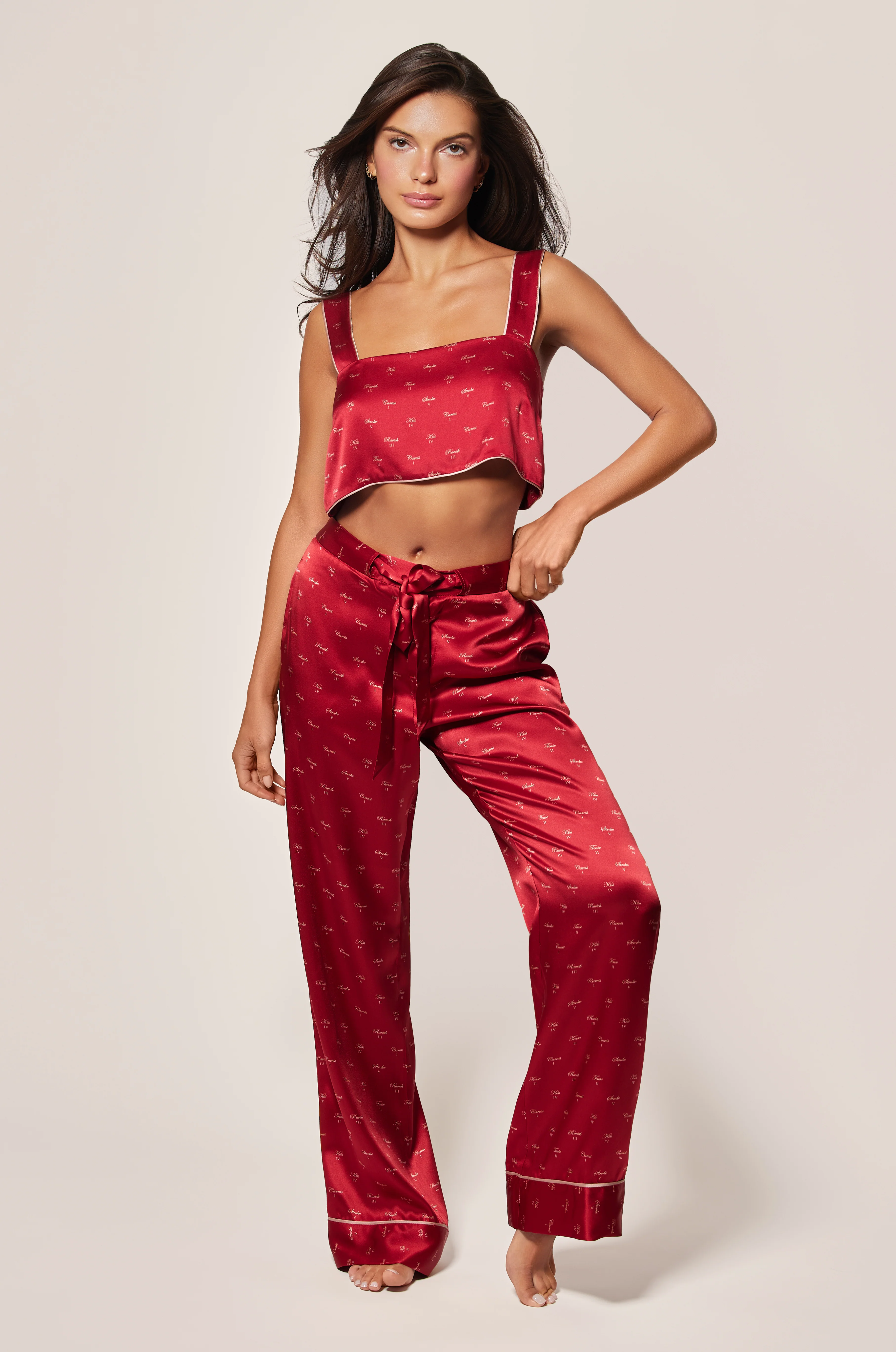 SILK LOUNGE - KISS PRINT BANDEAU
