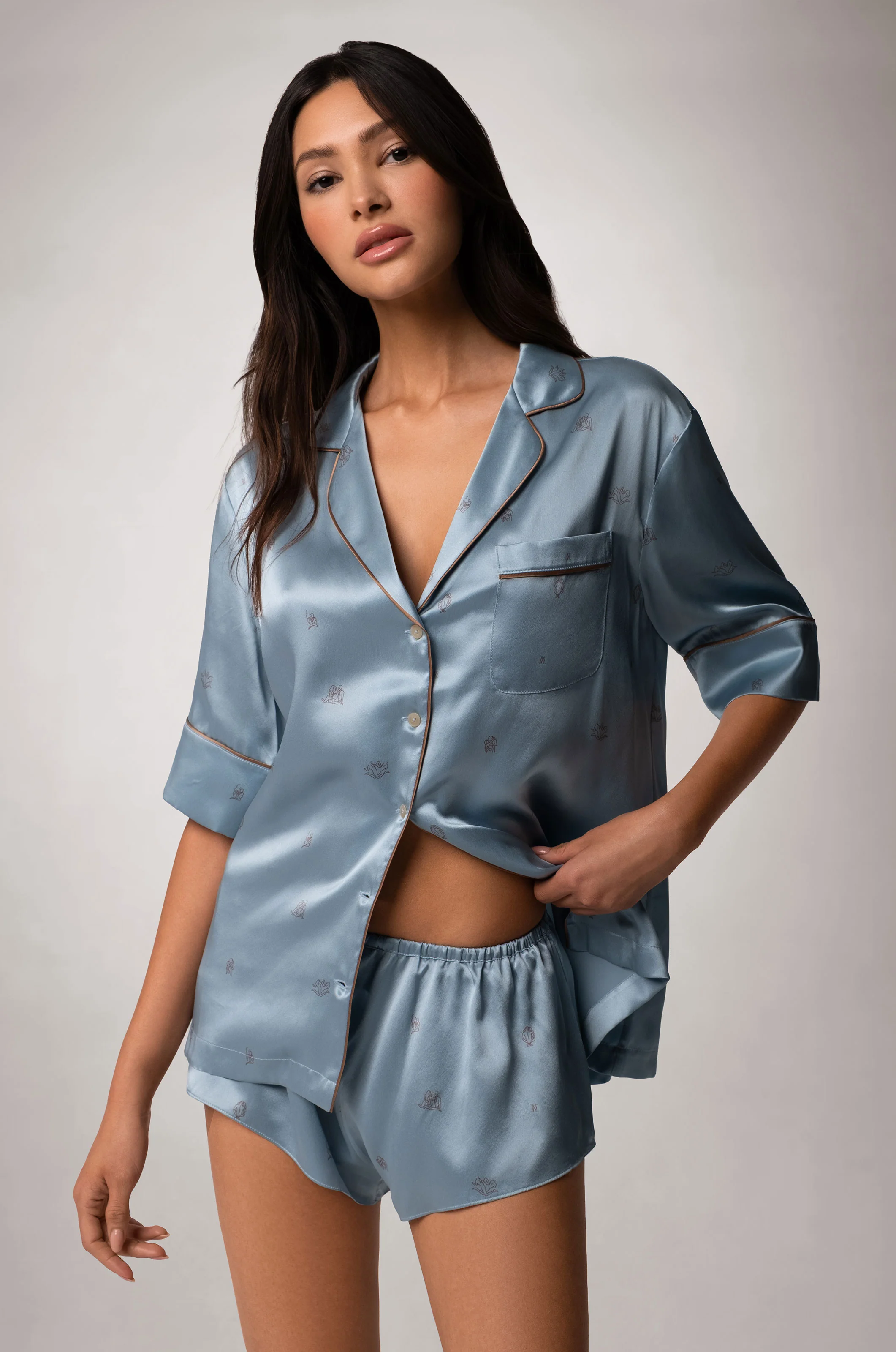 SILK LOUNGE LES PARTENAIRES TAP SHORT