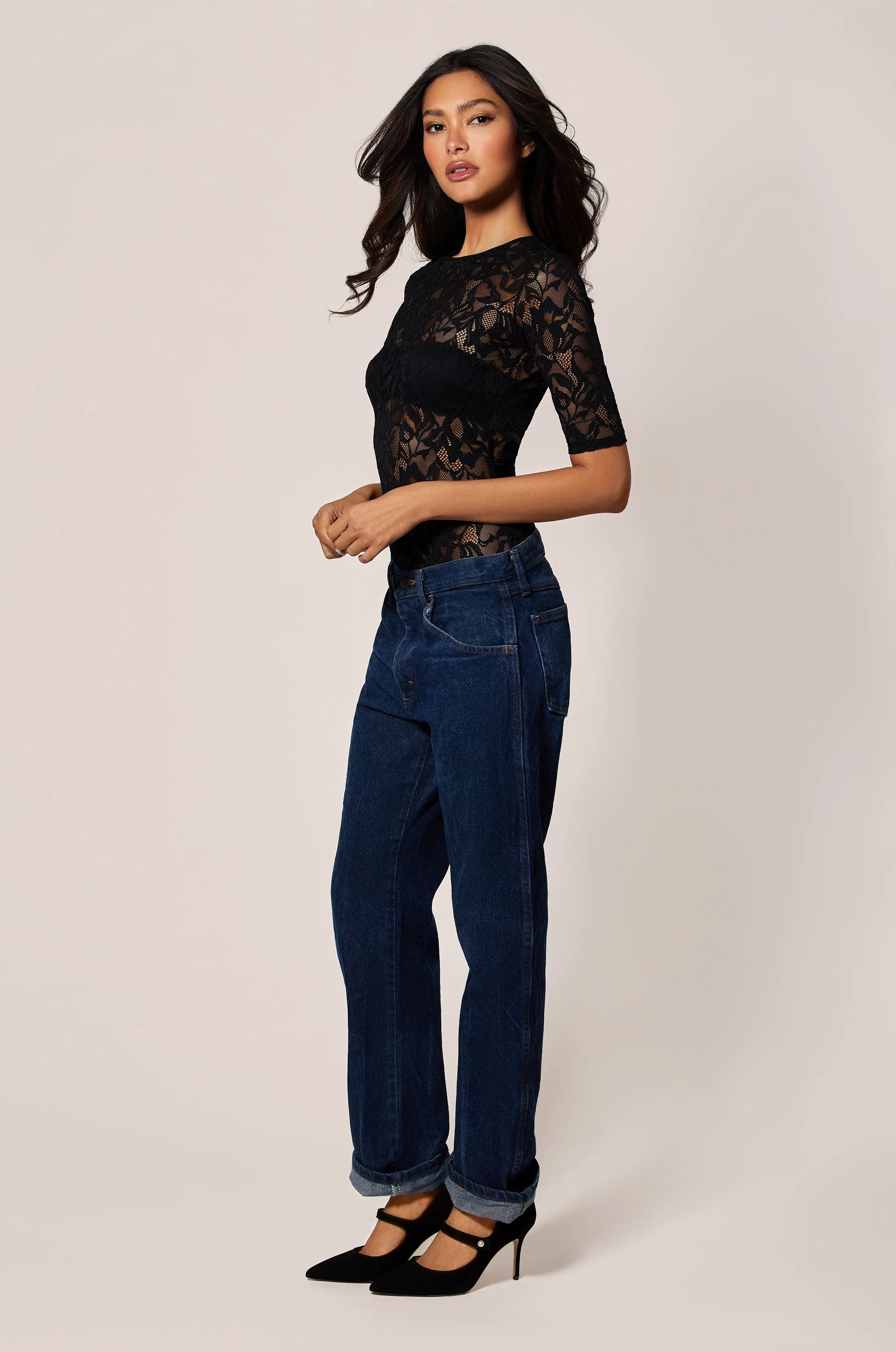 SOPHIE STRETCH LACE BODYSUIT - Image 3