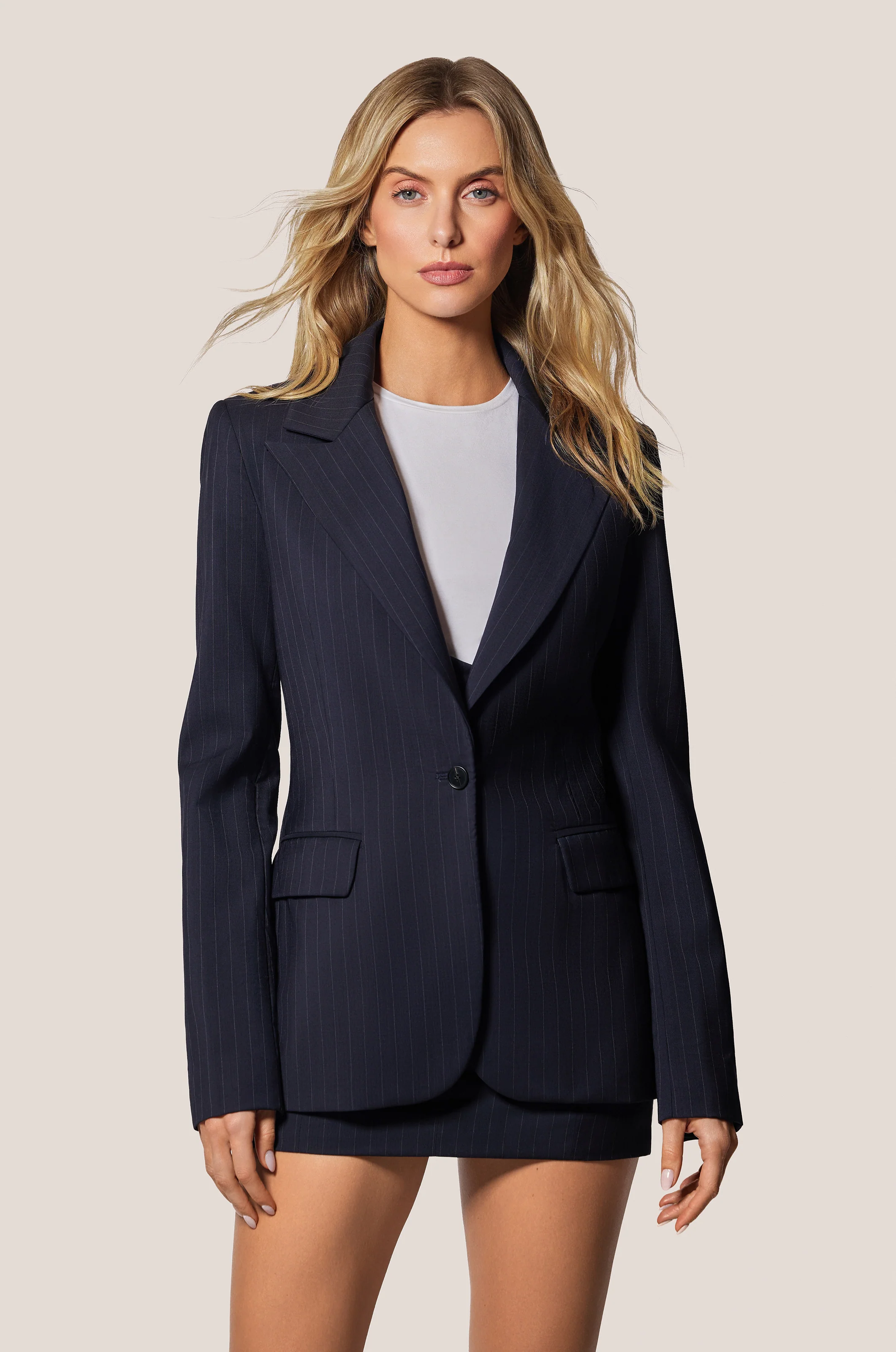 SUITING UNDERBUST MINI SKIRT - Image 4