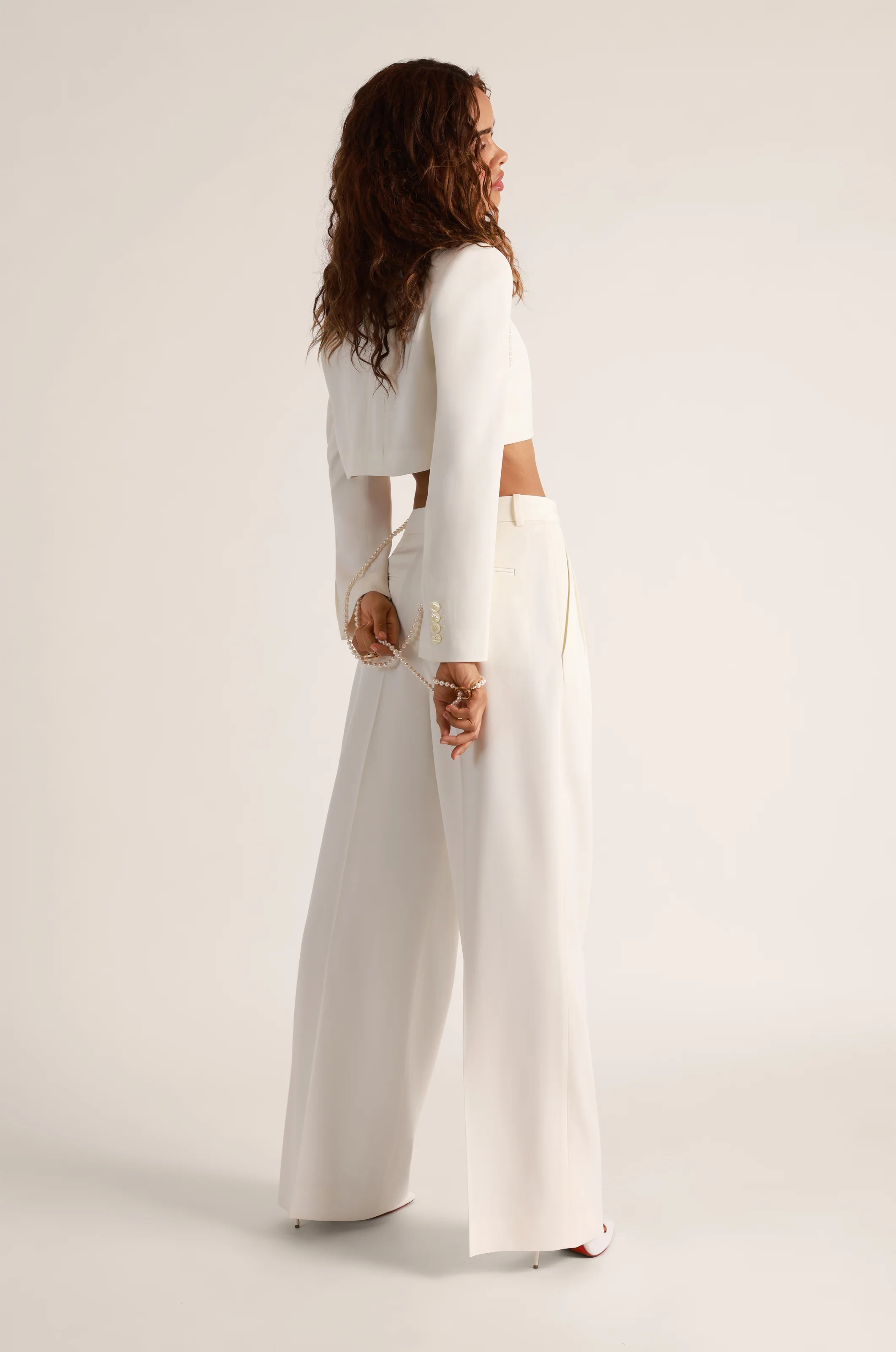 SUITING CROPPED BLAZER - Image 2